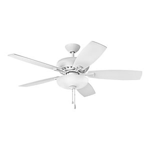 Highland Illuminated 52``Ceiling Fan in Chalk White by Hinkley