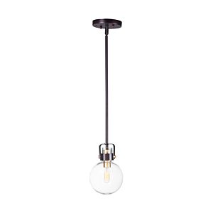 Bauhaus One Light Mini Pendant in Bronze   Satin Brass by Maxim