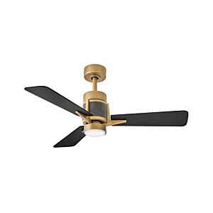 Atticus 42" LED Smart Fan in Heritage Brass