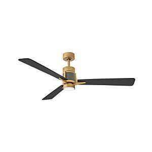 Atticus 56" LED Smart Fan in Heritage Brass