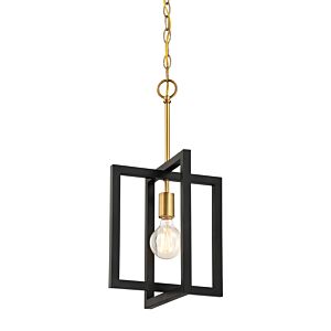 Xander 1-Light Mini Pendant in Aged Warm Brass