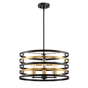 Mya 3-Light Pendant in Antique Bronze