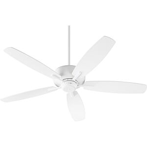 Breeze 52" Hanging Ceiling Fan in Studio White