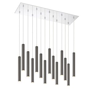 Z-Lite Forest 14-Light Chandelier In Chrome