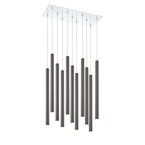 Z-Lite Forest 11-Light Chandelier In Chrome