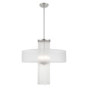 Alexis 4-Light Pendant in Brushed Nickel