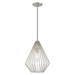 Linz 1-Light Mini Pendant in Brushed Nickel