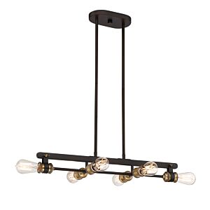 Miles 6-Light Chandelier in Vintage Bronze