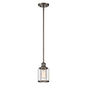 Anson 1-Light Mini Pendant in Satin Copper Bronze