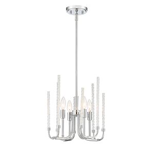 Laretto 4-Light Chandelier in Chrome