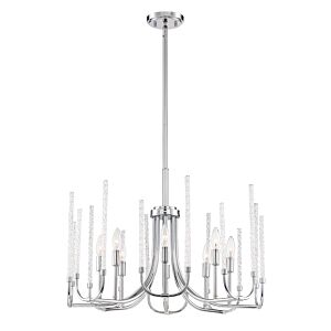 Laretto 8-Light Chandelier in Chrome