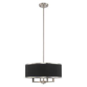 Park Ridge 4-Light Pendant in Brushed Nickel