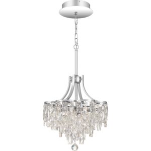 Bravado LED Pendant in Polished Chrome by Quoizel