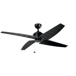 Surrey 60"Ceiling Fan in Satin Black by Kichler