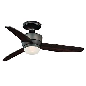 Adrian 1-Light 44" Hanging Ceiling Fan in Copper Bronze