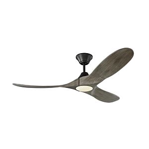 Maverick 1-Light 52" Outdoor Ceiling Fan in Aged Pewter