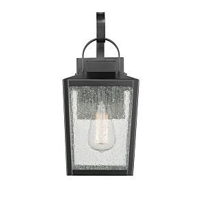 Devens One Light Outdoor Wall Sconce in Powder Coated Black by Millennium