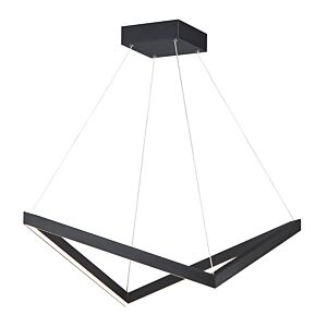 Stealth LED Pendant in Black by ET2