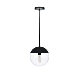 Eclipse 1-Light Pendant in Black