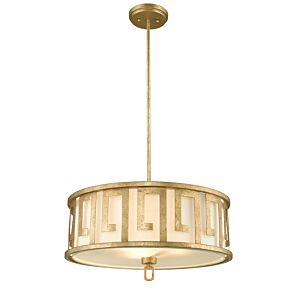 Lemuria 3-Light Pendant in Antique Gold