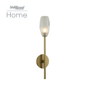 June LED Wall Sconce in Winter Brass by Kalco