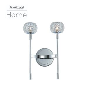 Mae LED Wall Sconce in Chrome by Kalco