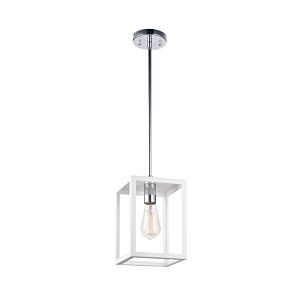 Flare 1-Light Pendant in White