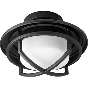 Windmill 1-Light LED Fan Light Kit in Textured Black