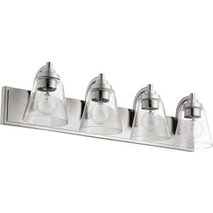 518 Vanities 4-Light Bathroom Vanity Light in Satin Nickel