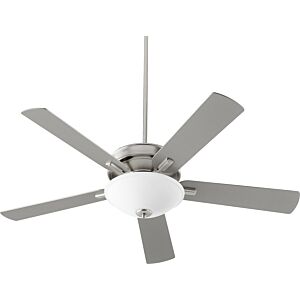 Premier 1-Light 52" Hanging Ceiling Fan in Satin Nickel