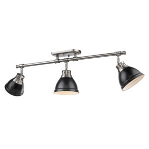 Duncan  Semi Flush Mount in Pewter by Golden Lighting