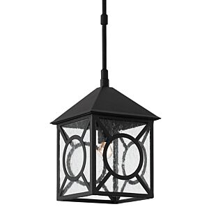 Currey & Company 19 Inch Ripley Small Outdoor Lantern in Midnight