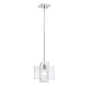 Ethan 1-Light Mini Pendant in Polished Nickel