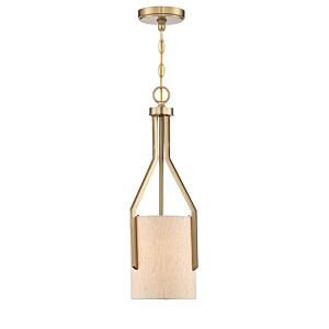 Elara 1-Light Mini Pendant in Gold (Brushed)