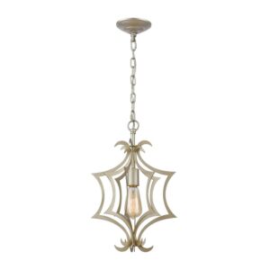 Delray  Mini Pendant in Aged Silver by ELK Home