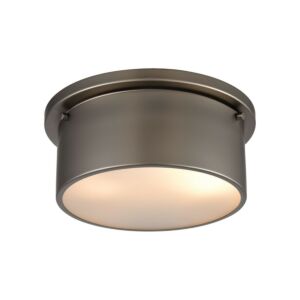 Flushmounts  Flush Mount in Black Nickel by ELK Home