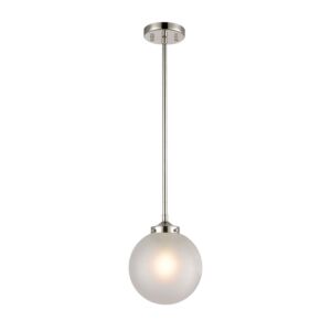 Boudreaux  Mini Pendant in Polished Nickel by ELK Home