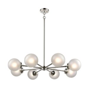 Boudreaux  Chandelier in Polished Nickel by ELK Home