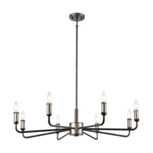 Cortlandt  Chandelier in Iron by ELK Home