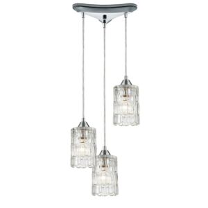 Ezra  Pendant in Polished Chrome by ELK Home