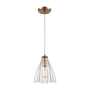 Matilda  Mini Pendant in Satin Brass by ELK Home