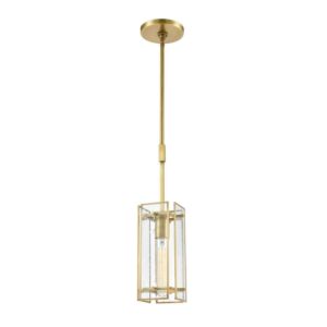 Hyde Park  Mini Pendant in Satin Brass by ELK Home