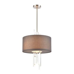 Crystal Falls  Chandelier in Satin Nickel by ELK Home