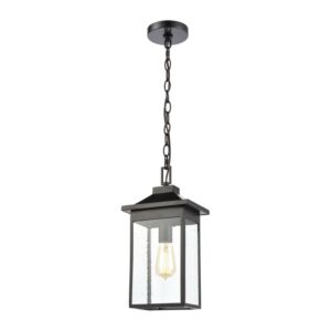 Lamplighter  Outdoor Pendant in Matte Black by ELK Home