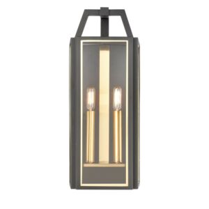 Portico  Outdoor Wall Sconce in Charcoal by ELK Home