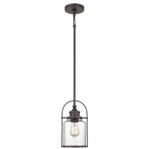 Payson One Light Mini Pendant in Western Bronze by Quoizel