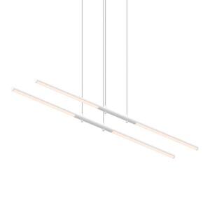 Tik-Tak 4-Light LED Pendant in Satin White