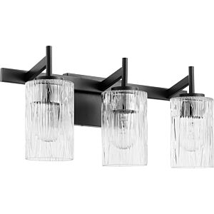 520 Lighting Series 3-Light Bathroom Vanity Light in Textured Black