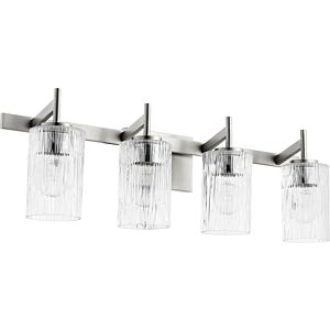 520 Lighting Series 4-Light Bathroom Vanity Light in Satin Nickel