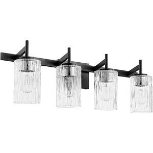 520 Lighting Series 4-Light Bathroom Vanity Light in Textured Black